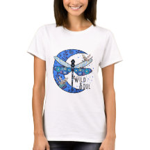 Camiseta da Lua Mística para Mulheres