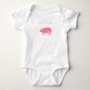 Camiseta da Mamãe Pequena Porquinha