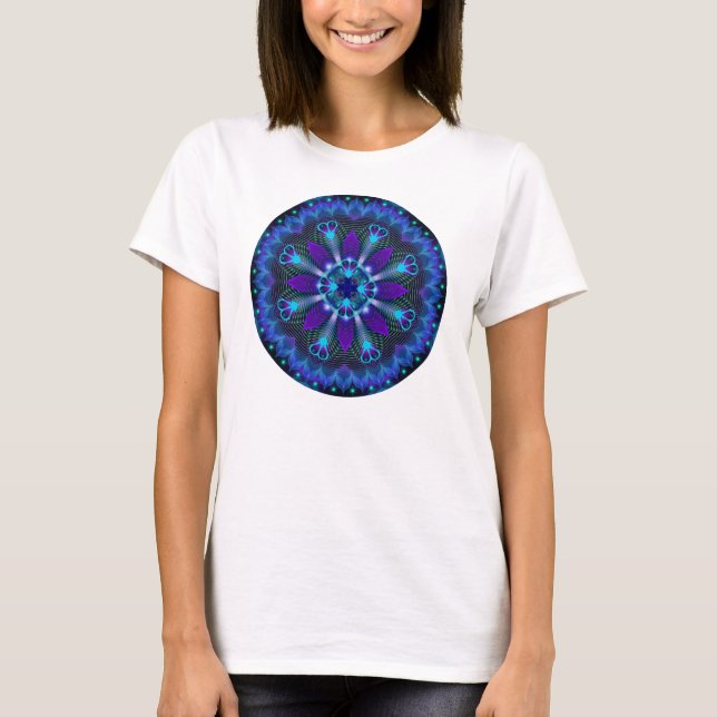 Camiseta ~ da mandala que espalha o amor (Frente)
