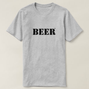 Camiseta da Marca Registrada de Cerveja