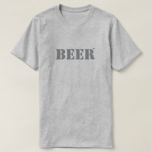 Camiseta da Marca Registrada de Cerveja