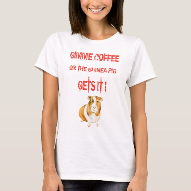 Camiseta Dá-me café! (Frente)