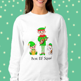 Camiseta da Melhor Equipe de Elfos de Natal Modern