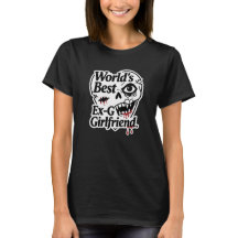 Camiseta da Melhor Ex-Namorada do Mundo Gótico