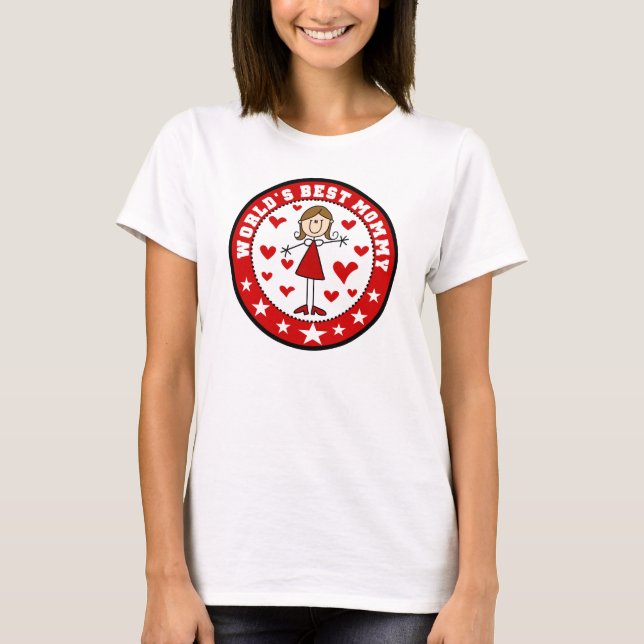 Camiseta da Melhor Mamãe do Mundo (Frente)