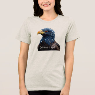 Camiseta da menina Águia Patriótica