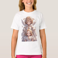 Camiseta da Menina Anjo da Guarda