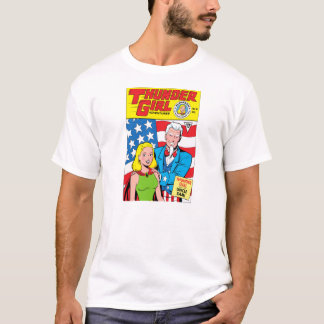 Camiseta da menina do trovão dos homens