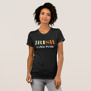 Camiseta da Moda Novidade das Mulheres - IRISH Cel