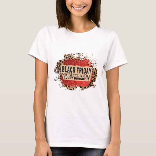 Camiseta da Mulher de Sexta-Feira Negra (Frente)