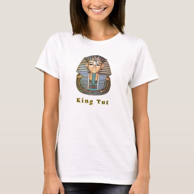 Camiseta da mulher do rei tut (Frente)