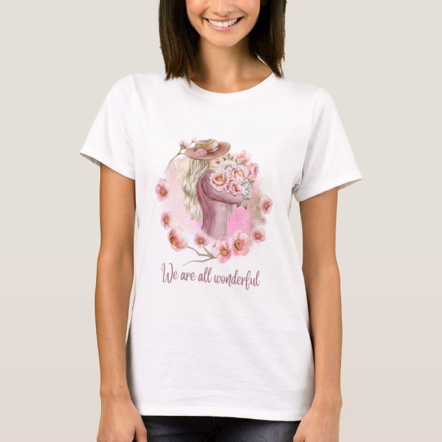 Camiseta da Mulher Maravilhosa (Frente)