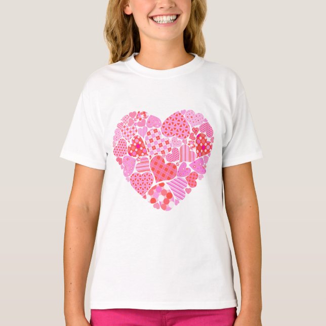 Camiseta da Namorados Heart Girl (Frente)