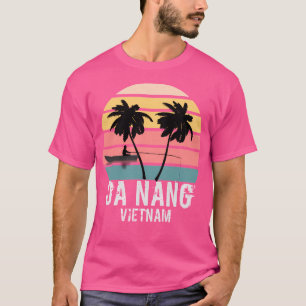 Camiseta Da Nang City Vietnam Retro Sunset