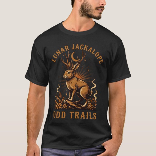 Camiseta da Natureza Críptida Trilhas Ímpares do J (Frente)