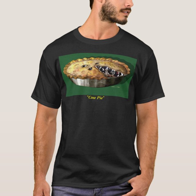 Camiseta Da "obscuridade da torta vaca" (Frente)