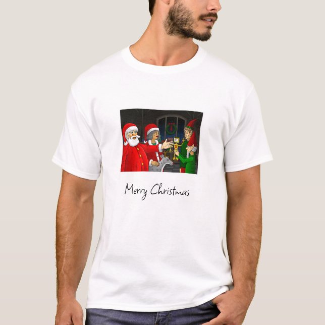 Camiseta da Oficina do Papai Noel (Frente)