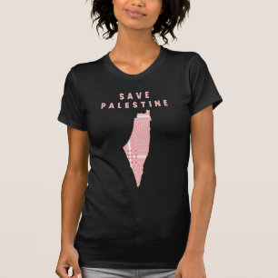 Camiseta da Palestina - Camiseta do lenço palestin
