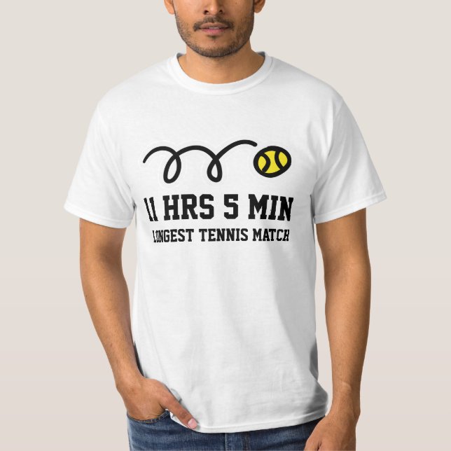 Camiseta da partida de tênis mais longa da históri (Frente)