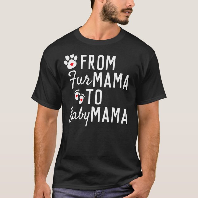 Camiseta Da Pelo Mamãe À Bebê Mãe Pet Proprietária Futuro M (Frente)