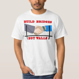 Camiseta Da "pontes construção, t-shirt não das paredes"