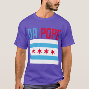 Camiseta Da Pope Chicago flag cubs color