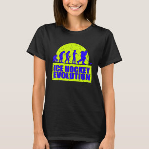 Camiseta Da Primata Ao Hockey No Gelo Humano Evolução