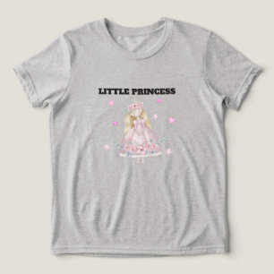 Camiseta da Princesinha Fofo para Meninas Rosa F