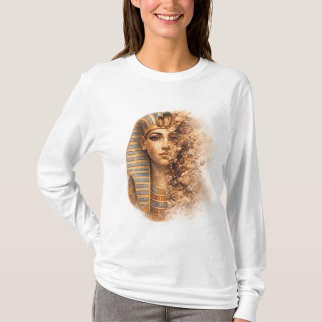 Camiseta da Rainha do Antigo Egito (Frente)
