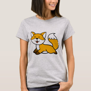 Camiseta da raposa deitada