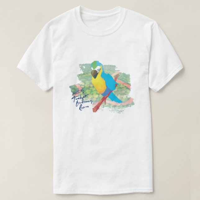Camiseta da Reserva de Biodiversidade de Tambopata (Frente do Design)