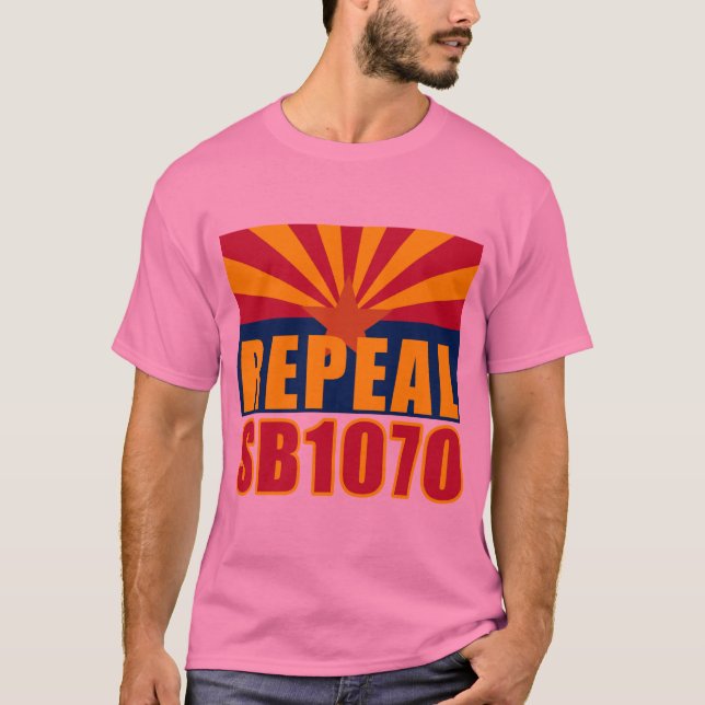 Camiseta da REVOGAÇÃO SB1070, Hoodies, botões (Frente)