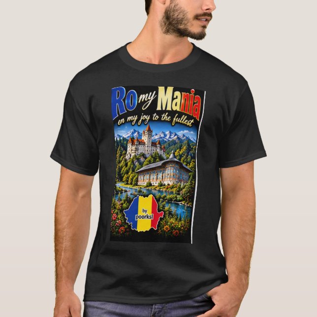 Camiseta da Romênia (Frente)
