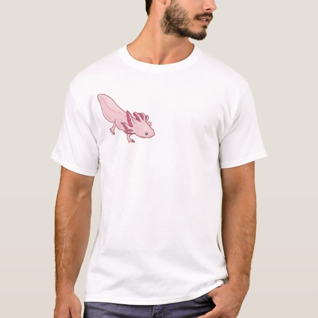 Camiseta da salamandra do Axolotl (Frente)