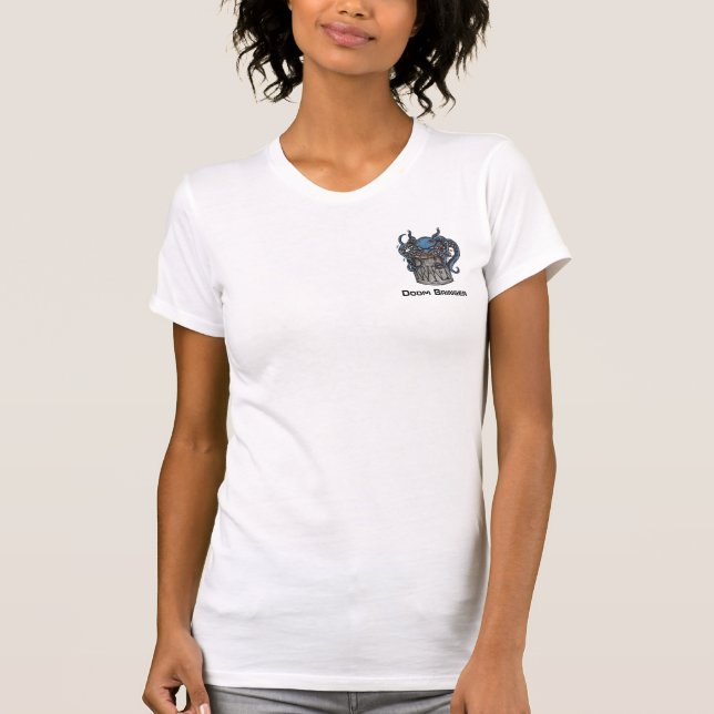 Camiseta Da "senhoras 2012 de Bringer desgraça" de Kraken (Frente)