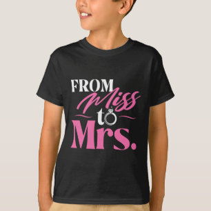 Camiseta Da Senhorita À Sra. - Parte Casada Da Noiva Bachel
