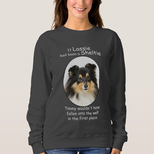 Camiseta da Sheltie Tricolorido de Timmy (Frente)