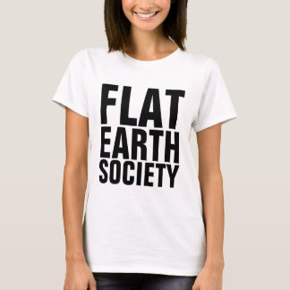 Camiseta da SOCIEDADE DA TERRA PLANA