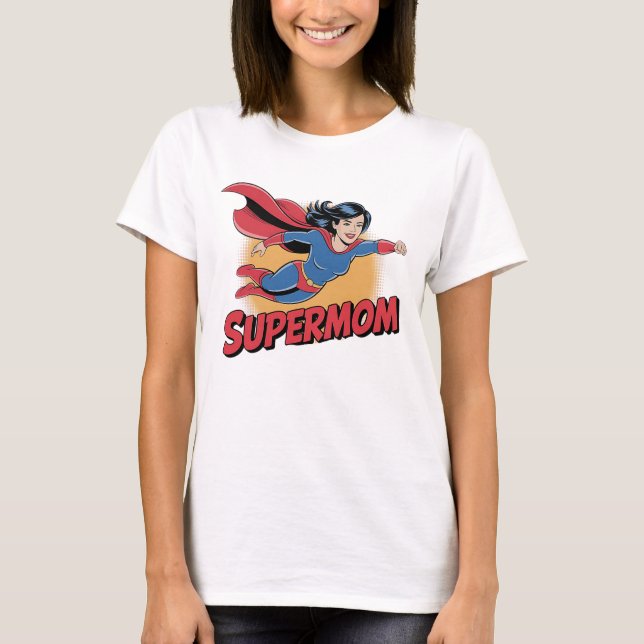 Camiseta da Supermãe - Slogan Negrito e Jogável (Frente)