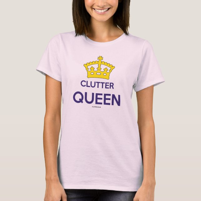 Camiseta Da "T da rainha desordem" das senhoras (Frente)