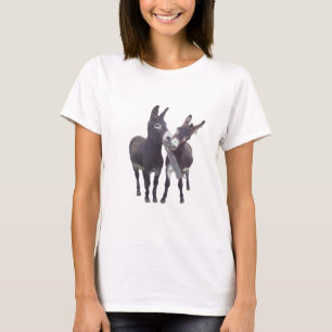 Camiseta Da "T das senhoras dos asnos senhorita" pequeno