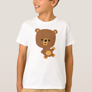 Camiseta Da "t-shirt bonito das crianças do urso boa