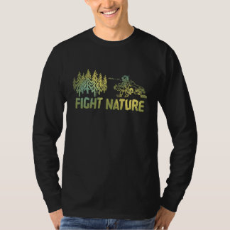 Camiseta Da "t-shirt da natureza luta" da greve