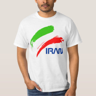 Camiseta Da "t-shirt do futebol de Melli equipe" do #Iran