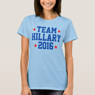 Camiseta Da "t-shirt do jérsei de HILLARY 2016 EQUIPE" das