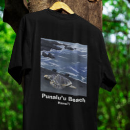 Camiseta da Tartaruga Marinha do Havaí na Praia de