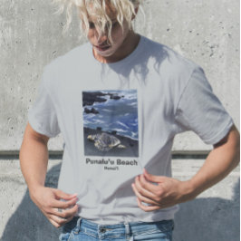 Camiseta da Tartaruga Marinha do Havaí na Praia de