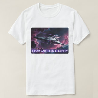 Camiseta Da Terra à Odisseia do Espaço da Eternidade