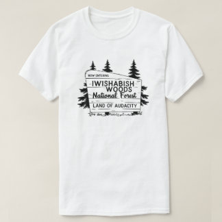 Camiseta da Terra da Floresta Nacional Iwishabish