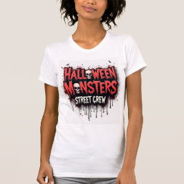 Camiseta da Tripulação do Halloween Monsters Stree
